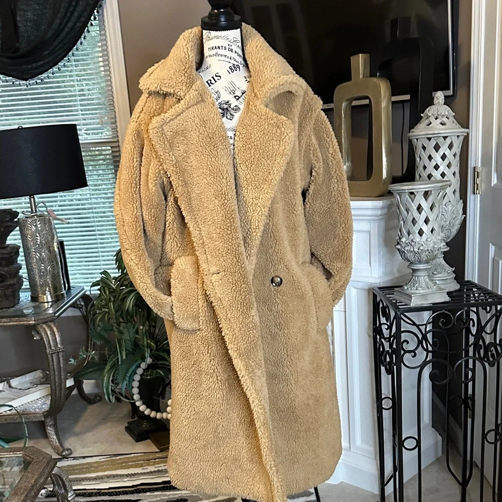 Fashion Nova Tan Trench Coat - Picture 6 of 7